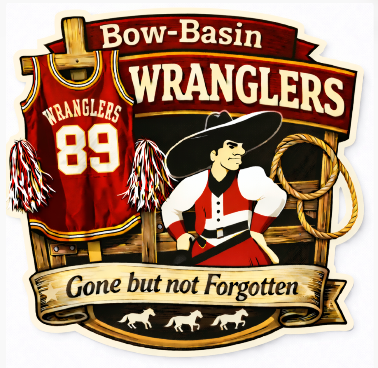 Bow-Basin Memorial Jerseys Stickers