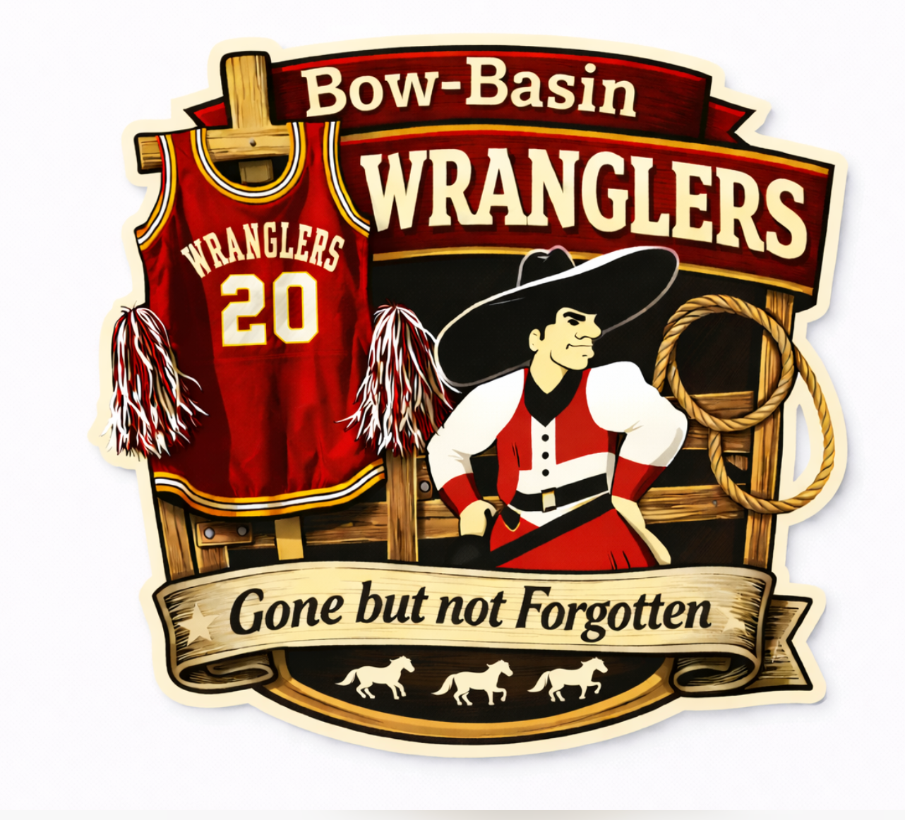 Bow-Basin Memorial Jerseys Stickers